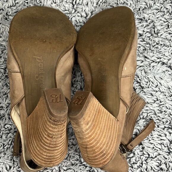 PAUL GREEN 7.5 Willow Peep Toe Bootie Boot Perforated - Picture 11 of 12